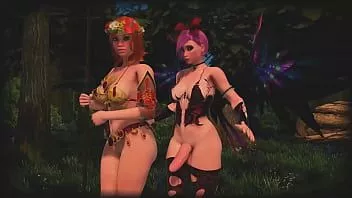 play Hot waria peri fucks amazon di hutan - 3d animasi kartun futanari sex