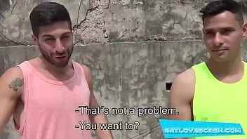 play Gaylovescash.com - cute hunks faisul and liam are playing basketball when the camera guy approaches them with an offer they won’t be able to refuse.