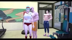 Reproducir Dragon Ball Z: Racy Roshi entrena los vínculos matrimoniales de Bulma en un episodio porno anal